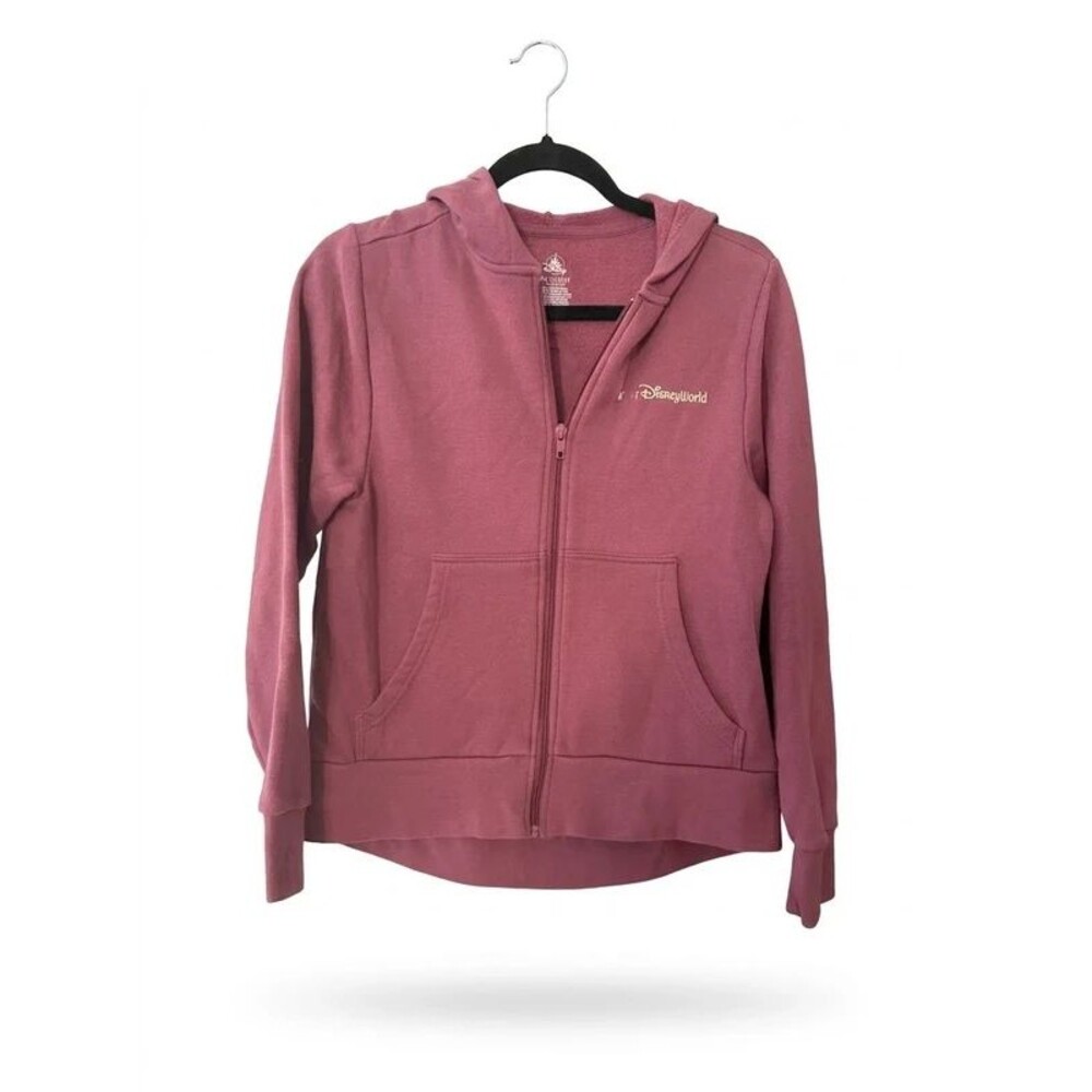 Walt Disney World Women's Mauve / Berry Full-Zip Castle Hoodie – Size Small